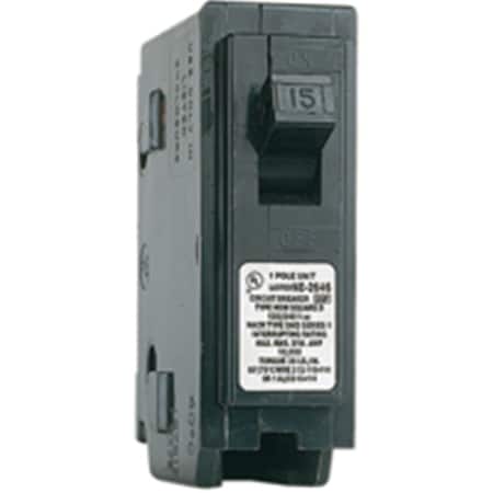 Square D Circuit Breaker, HOM Series, 15A, 1 Pole, 120/240V AC, 10kA 6721294